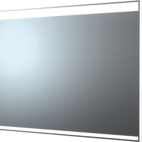 delphis unic LED-Leuchtspiegel Premium 80x100 Lich oben 40mm unten 20mm