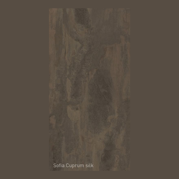 HEAzs Infrarotheizkörper Sofia Cuprum 100x100x2.9 cm Senk/Waag ohne Klapphaken inkl. Stecker mit 600 W