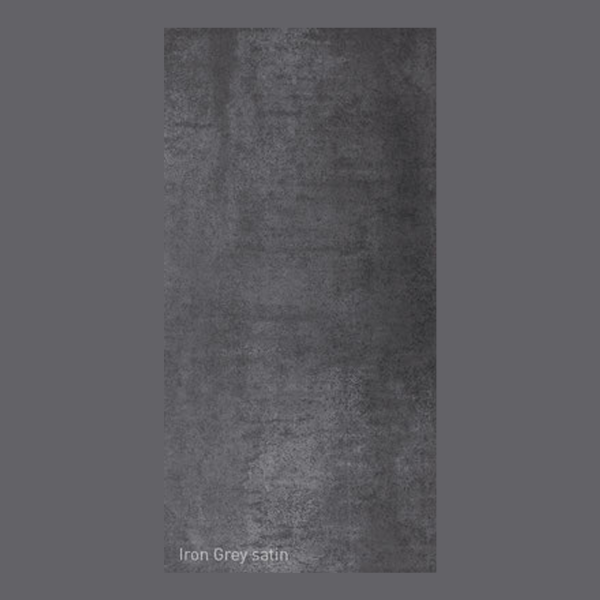 HEAzs Infrarotheizkörper Iron Grey 100x100x2,9 cm Senk/Waag ohne Klapphaken inkl. Stecker mit 600 W