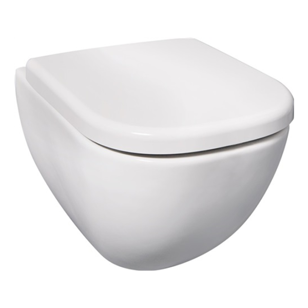 delphis unic Wand-Tiefspül-WC spülrandl o WCS m Befest 530x360mm we dC