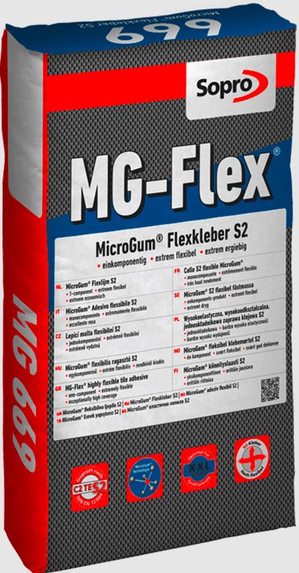 Sopro MG669-15 MG-Flex MicroGum Flexkleber S2 Sack 15 kg