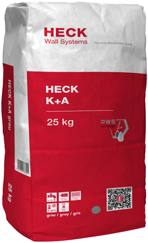 Heck Klebe- und Armierungsmörtel K + A grau 25 kg