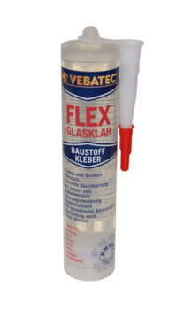 VEBATEC Flex-Baustoffkleber 290 ml glasklar, dauerelastisch
