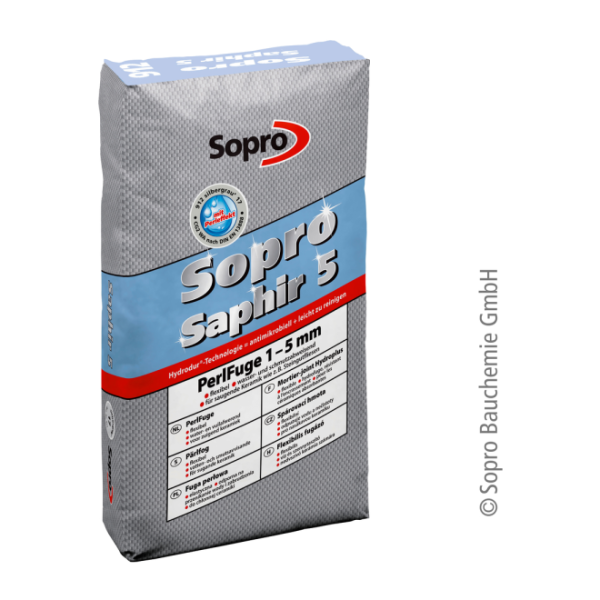 Sopro Saphir 5 PerlFuge silbergrau 15kg