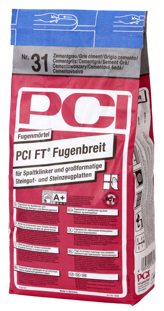 PCI-FT-Fugenbreit 5 Kg Zementgrau