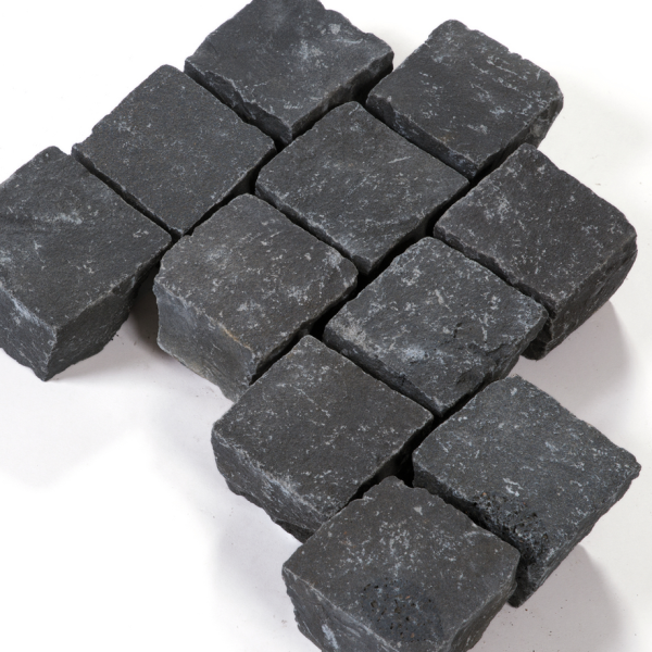 Seltra Pflasterstein Sanoku Basalt anthrazit schwarz 15x15x12cm
