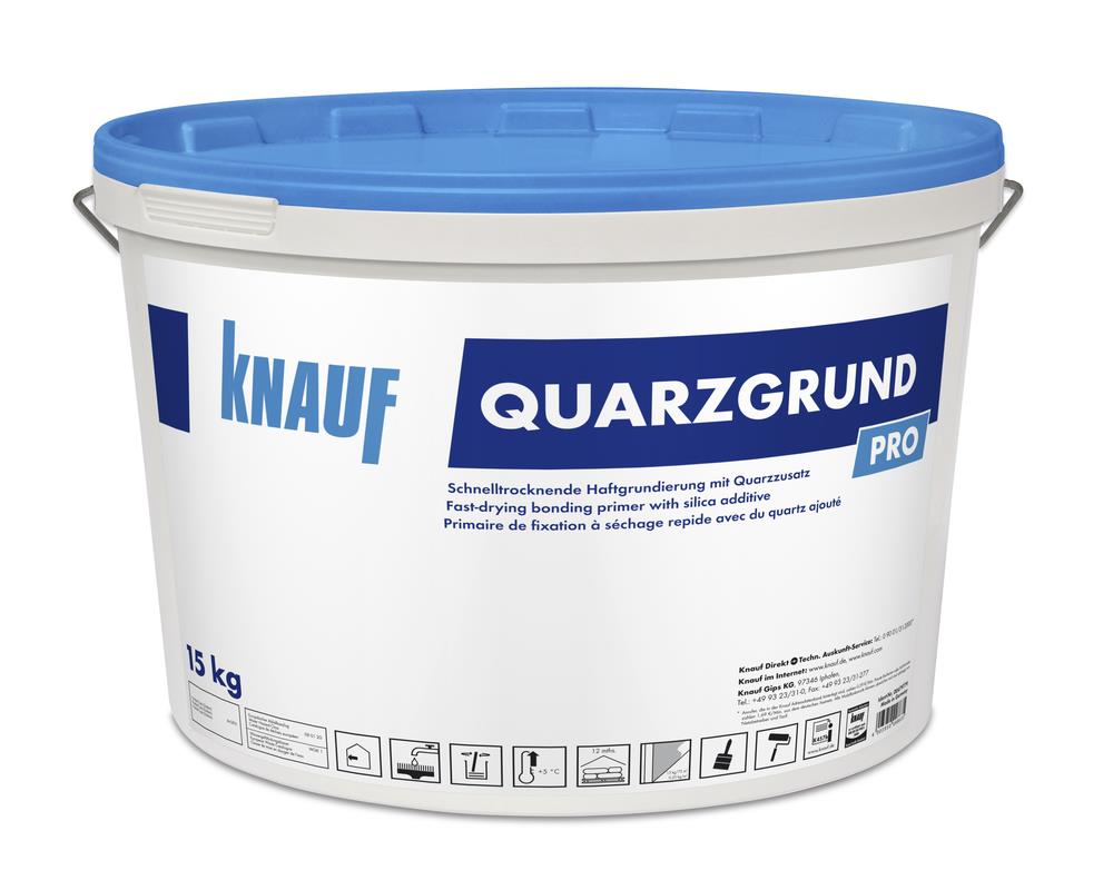 Knauf Quarzgrund Pro Voranstr. weiß pigmentiert 15 kg/Eimer