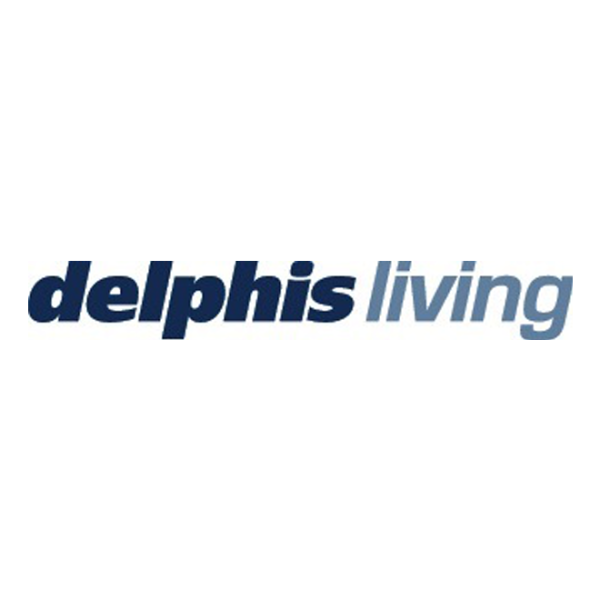 delphis living Kopfbrause eckig, aus ES 180x180mm chr