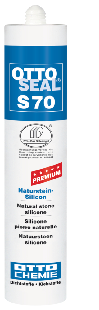OTTOSEAL S 70 Premium Naturstein Silikon sanitärgrau 310ml